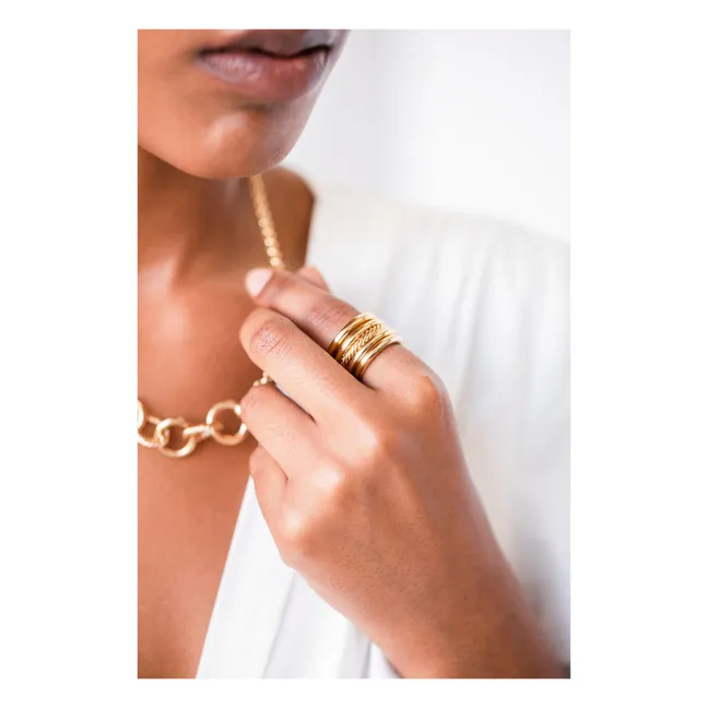 Bague Uzi | Doré