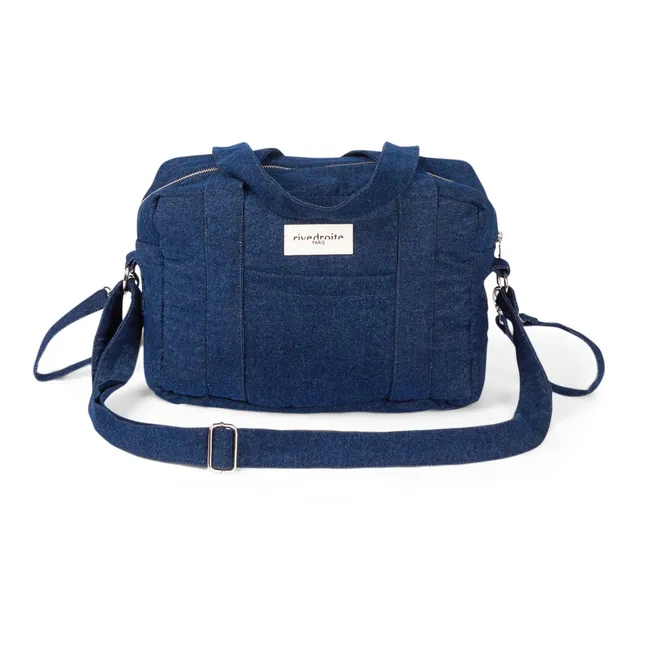 Sac à langer Mini Darcy en Denim Upcyclé | Denim brut