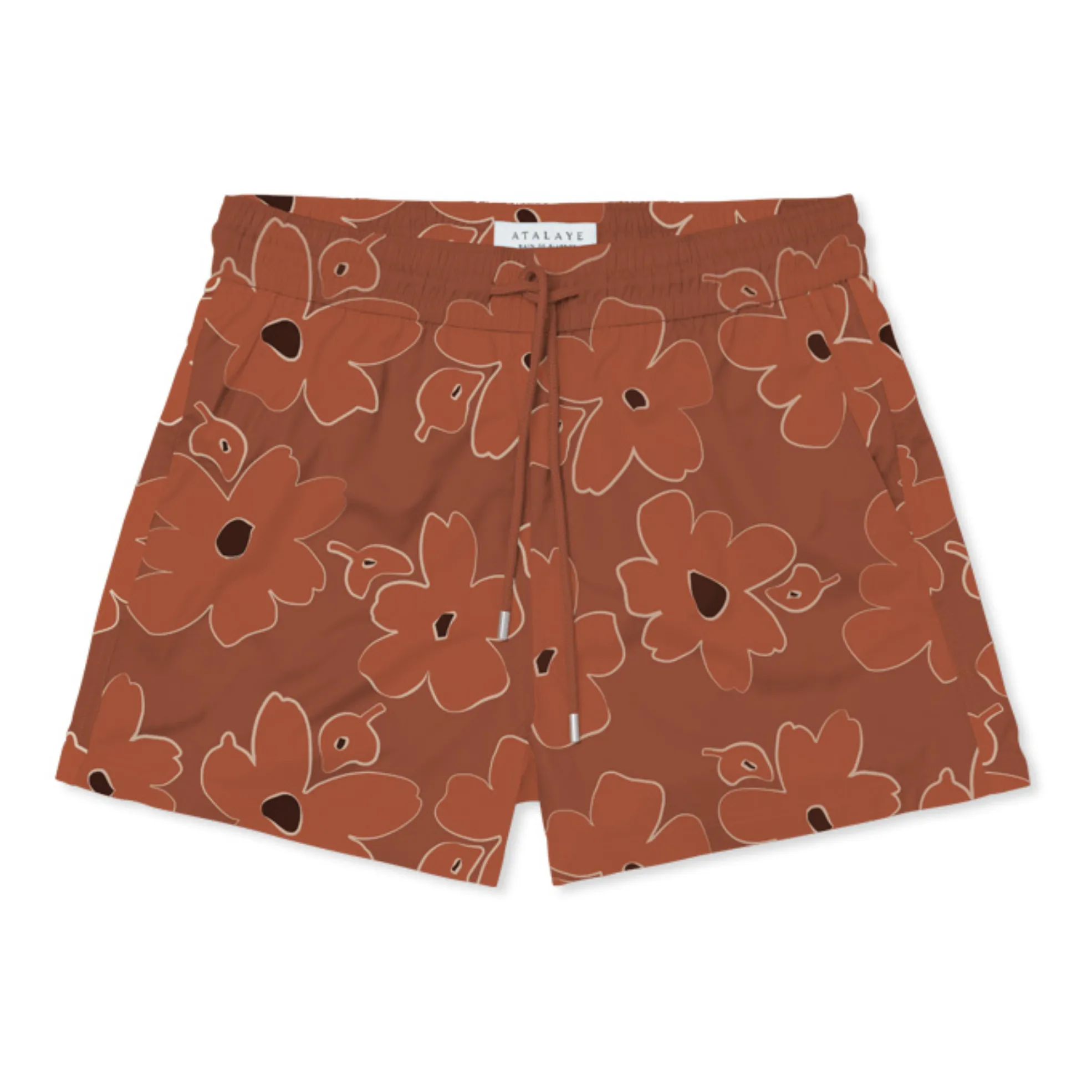 Atalaye Terracotta Dorrea Recycled Fibre Swim Trunks