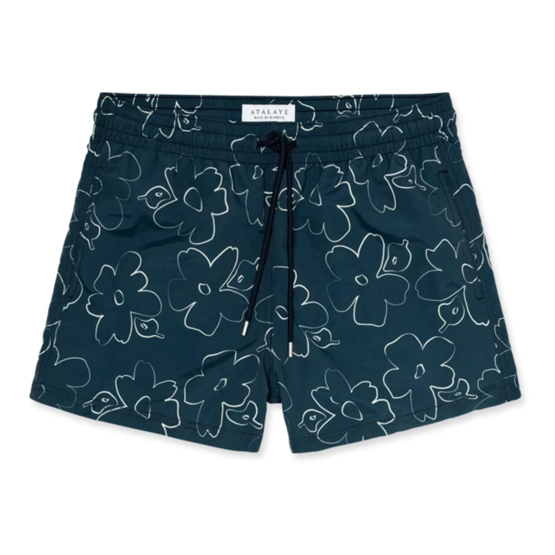 Atalaye Navy Blue Dorrea Recycled Fibre Swim Trunks