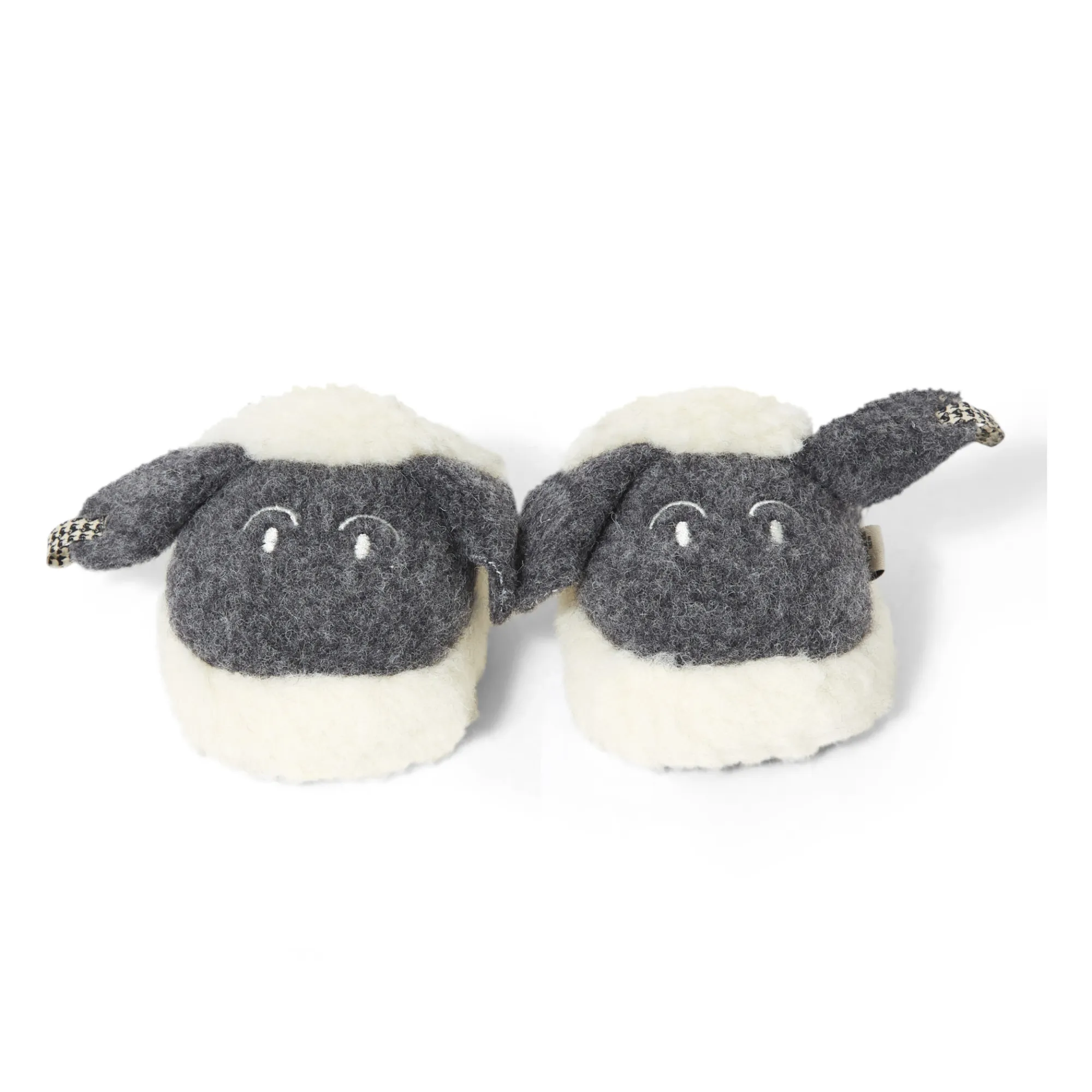 Alwero Charcoal Grey Lamy Shearling Slippers