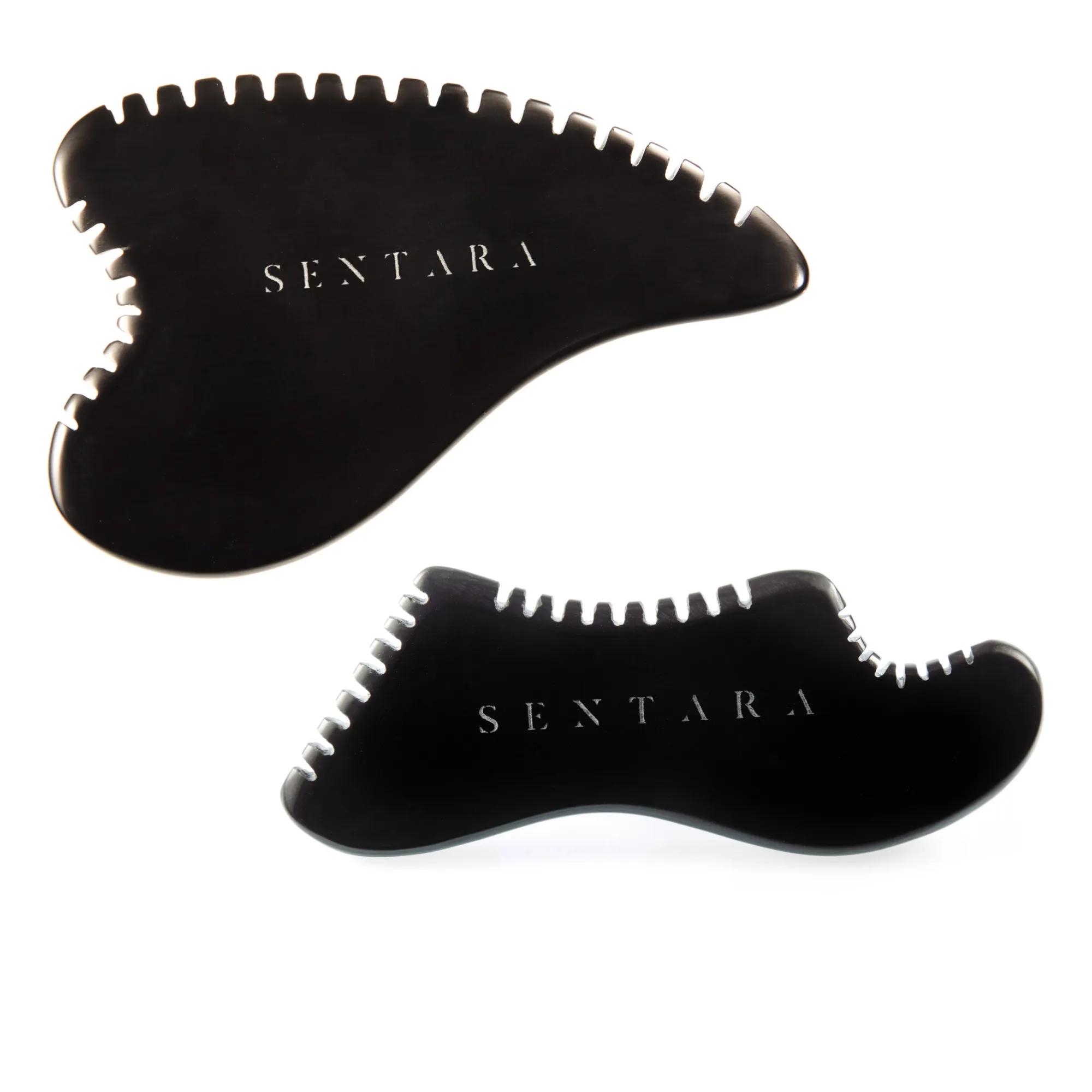 Sentara Black Angel Skin Body & Face Gua Sha Duo