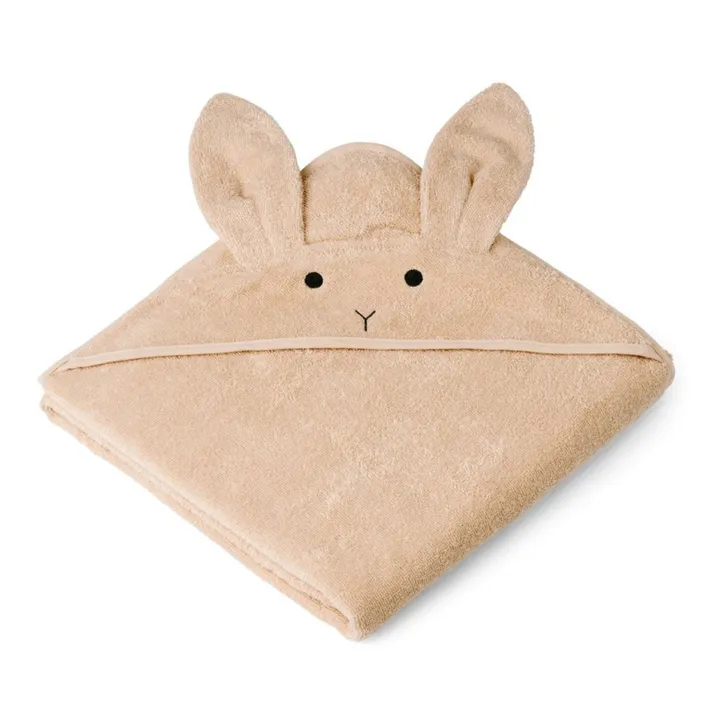 Augusta Organic Cotton Terry Cloth Rabbit Bath Cape | Nude- Product image n°0