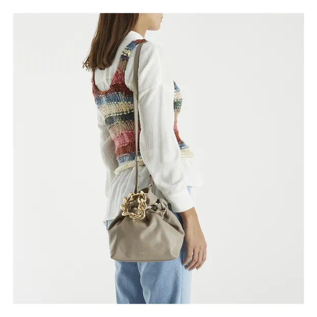 DeMellier - Santa Monica Chain Bag - Taupe brown | Smallable