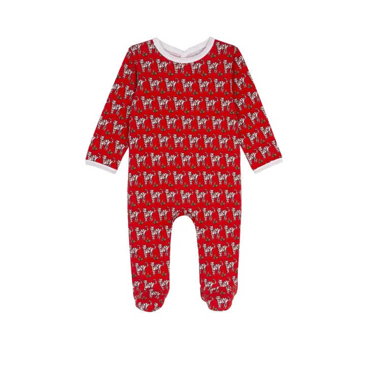 Pyjama Jumpsuit | Red- Product image n°0