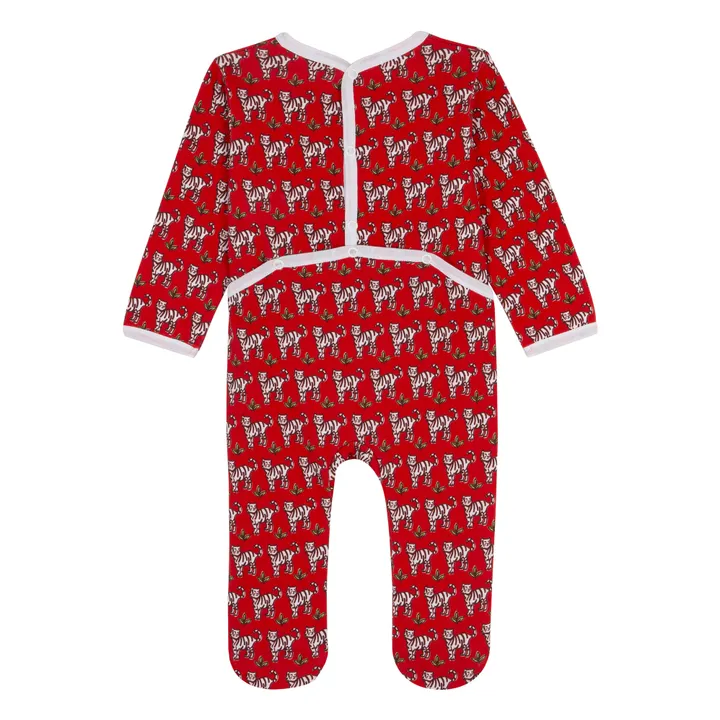 Pyjama Jumpsuit | Red- Product image n°2
