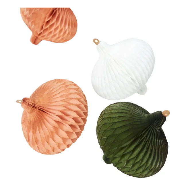 Bola decorativa de papel FSC - Juego de 6