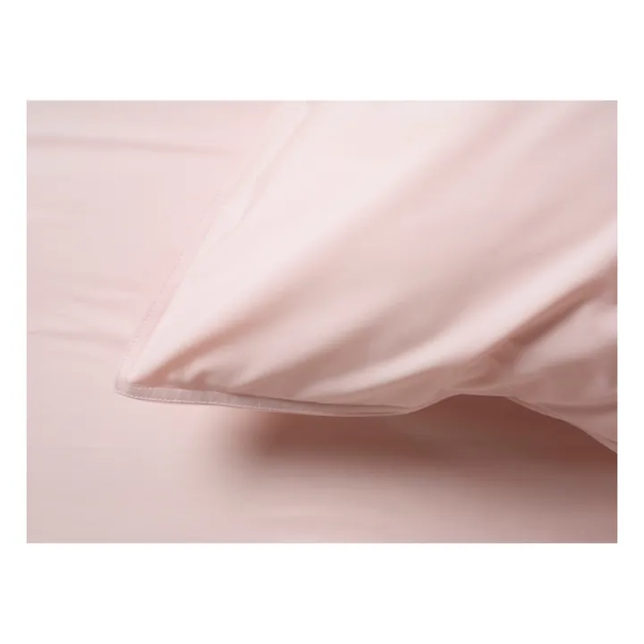Taie d'oreiller en percale organique | Blush- Image produit n°2