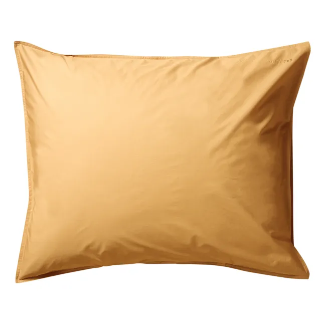 Organic Cotton Percale Pillowcase | Gold