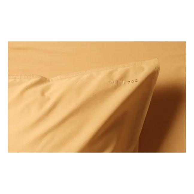 Organic Cotton Percale Pillowcase | Gold