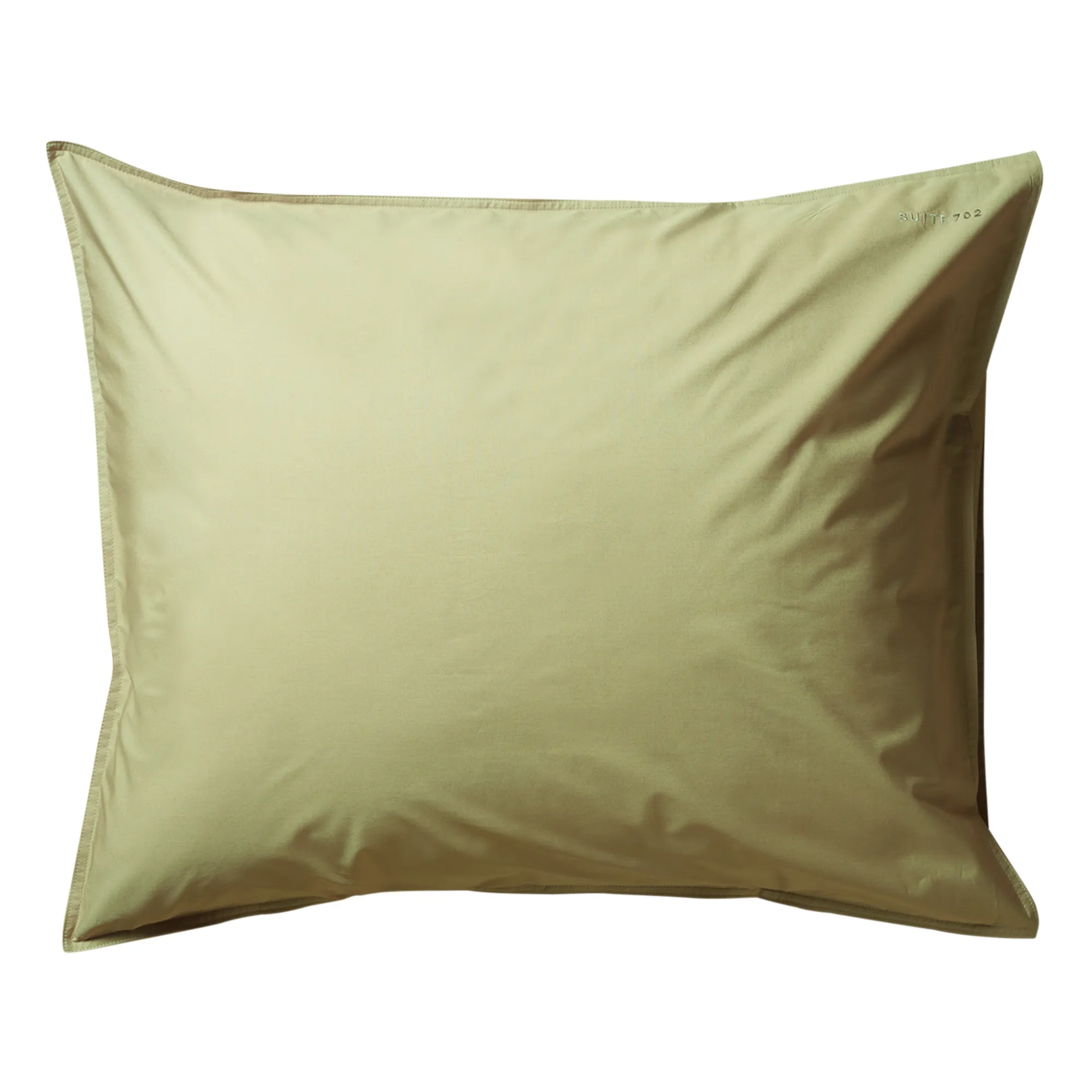 Suite 702 Pistachio Green Organic Cotton Percale Pillowcase