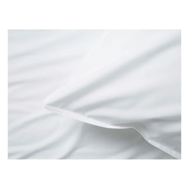 Taie d'oreiller en percale organique | Blanc