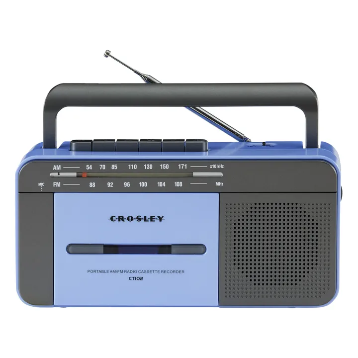Lecteur de cassettes CT102A | Bleu- Image produit n°2