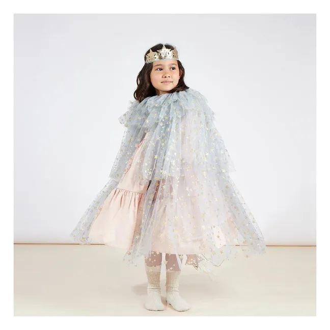 Queen Costume in Starry Tulle with Sceptre and Crown