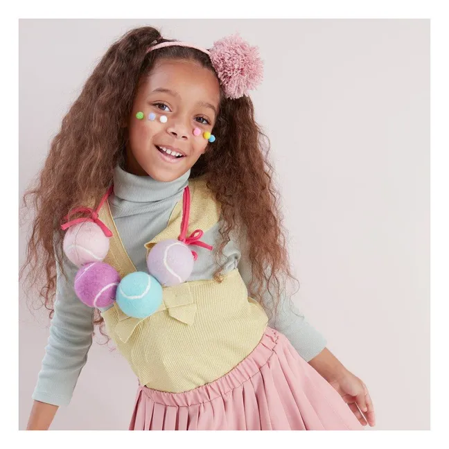 Cerchietto Pompon | Rosa