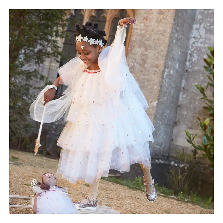 Déguisement Ange en tulle avec couronne- Image produit n°1