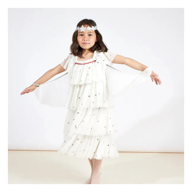 Tulle Angel Costume with Crown