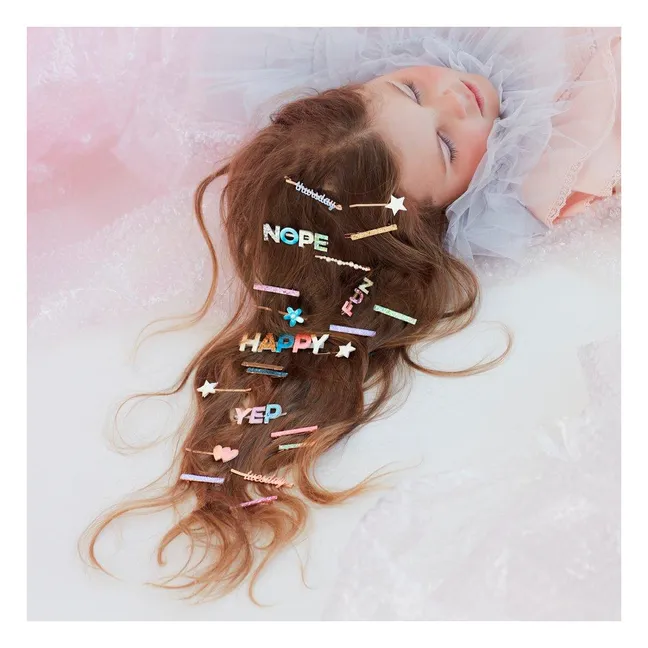 Weekday Barrettes - Set of 7