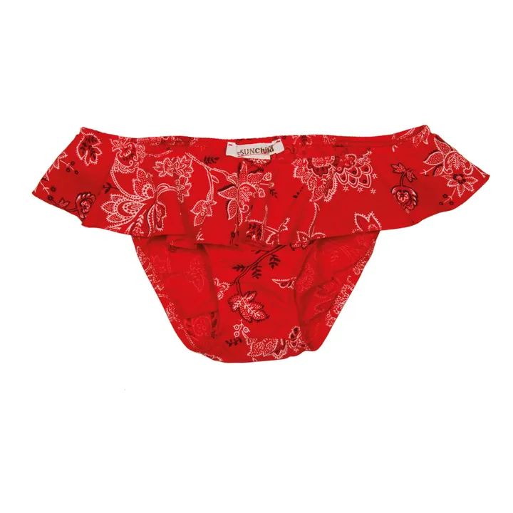 Santos Bandana Bikini Bottoms | Cherry red- Product image n°0