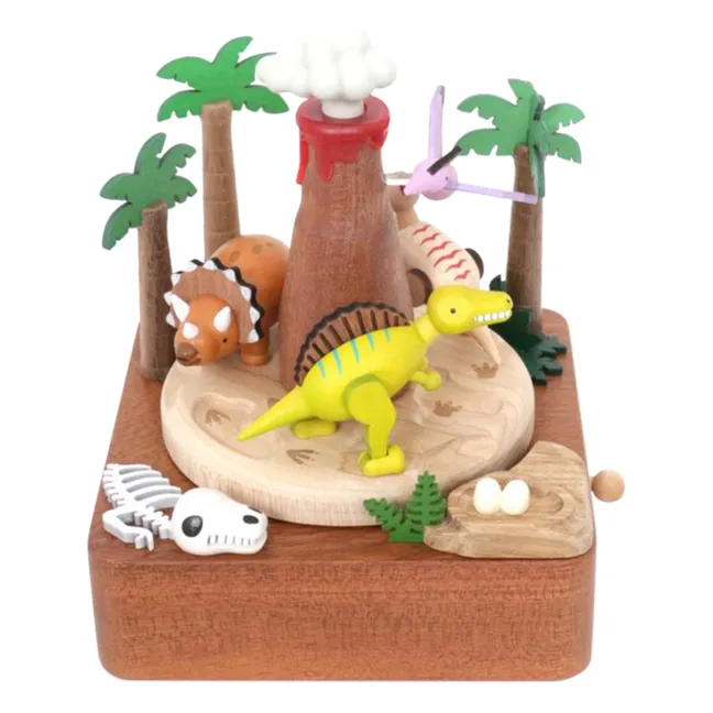 Boite à musique en bois Dino