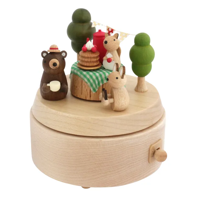 Boite à musique en bois Pique-nique