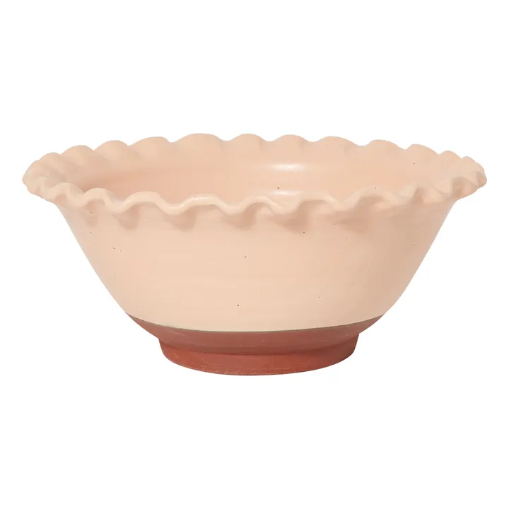 Saladier Lola en argile | Rose pâle- Image produit n°0