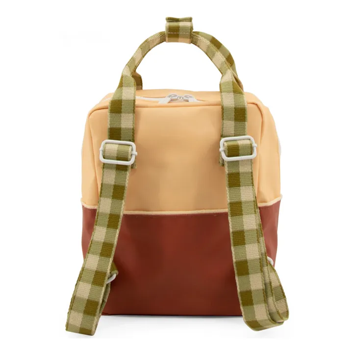 Small Colour Blocking Backpack | Brown- Product image n°3