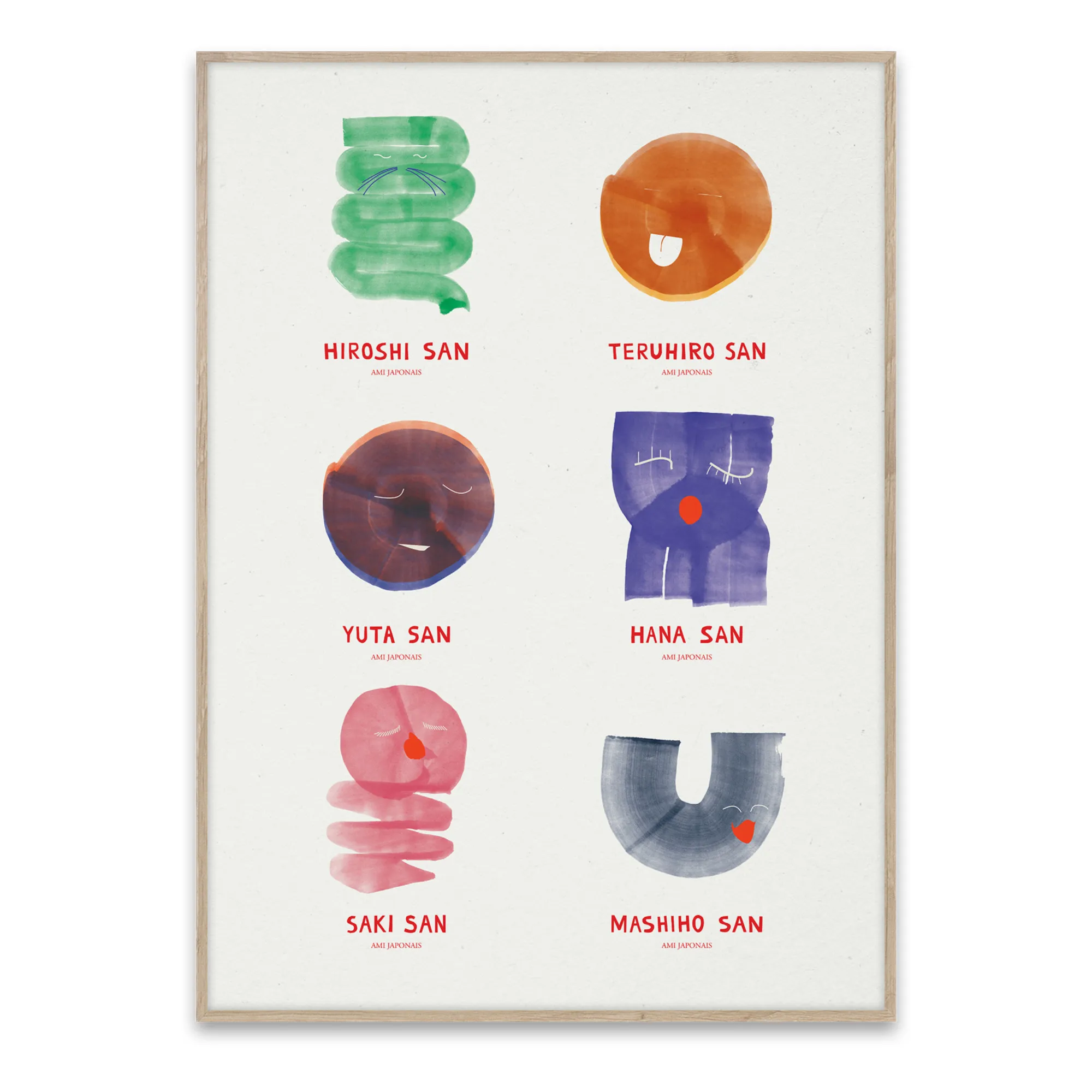 Affiche Amis Japonais- Image produit n°0