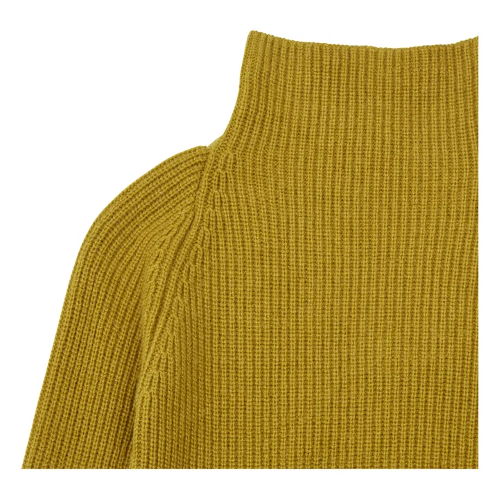 Jersey de cuello chimenea de lana Gabin | Ocre- Imagen del producto n°1