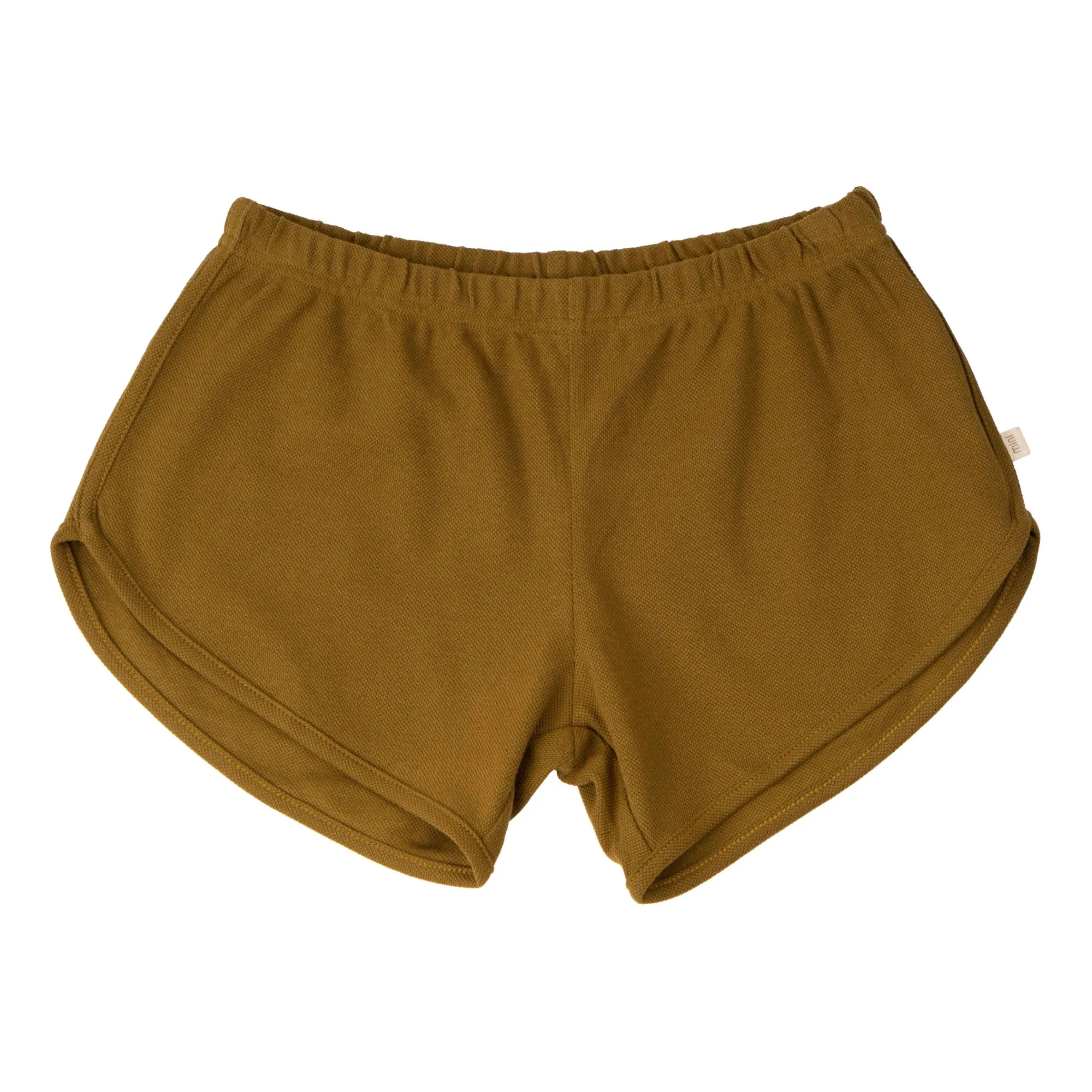 Minimalisma Chocolate Elspa Organic Cotton Pique Shorts