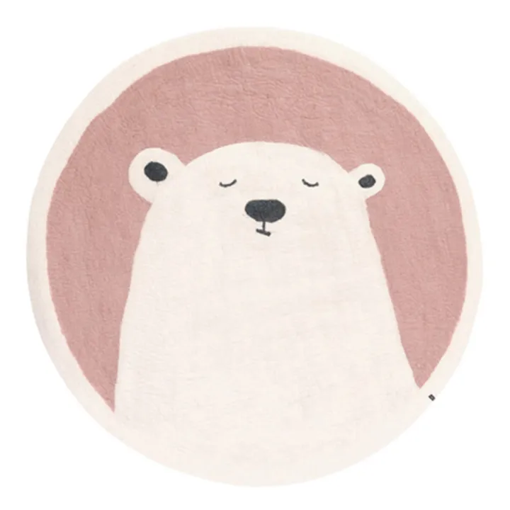 Teppich Pasu Grizzly aus Filz | Rosa- Produktbild Nr. 0