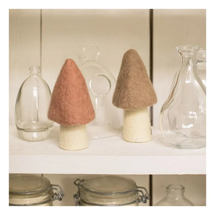 Felt Morel Mushroom | Pale pink- Product image n°1