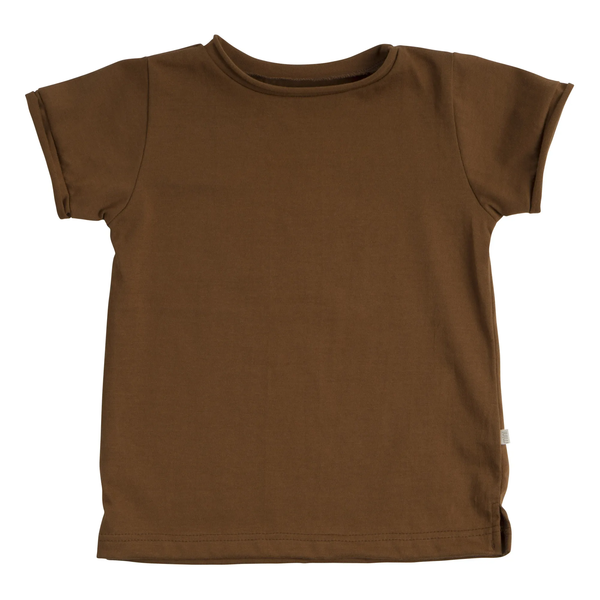 Minimalisma Chocolate Lin Organic Cotton T-Shirt