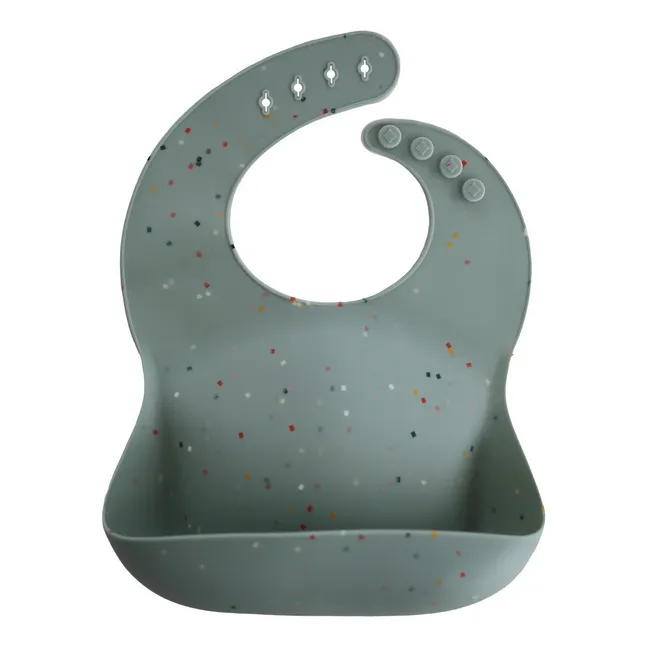 Silicone Bib | Sage