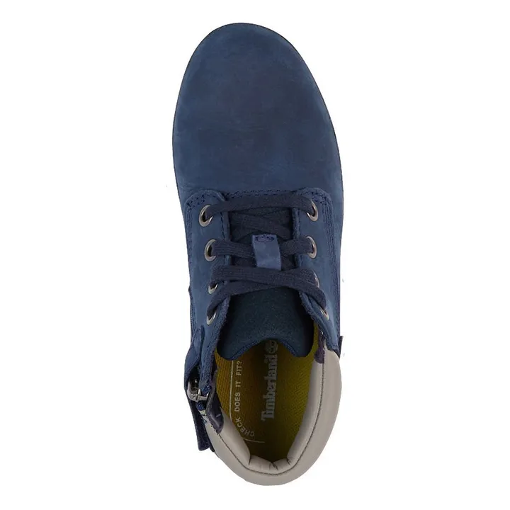 David Square - Sneakers in pelle scamosciata | Blu marino- Immagine del prodotto n°1