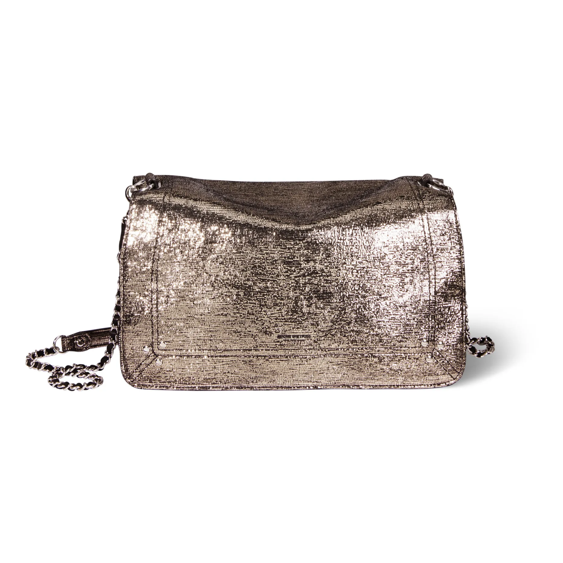 Jérôme Dreyfuss Bobi Lamé Bag Champagne Smallable
