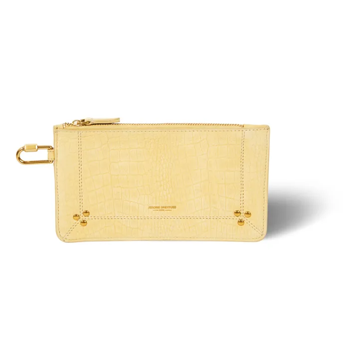 Popoche S Bullcalf Pouch | Yellow- Product image n°0
