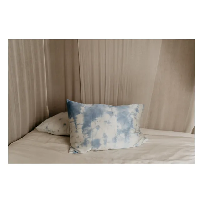 Silk Pillowcase  | Tie&dye indigo