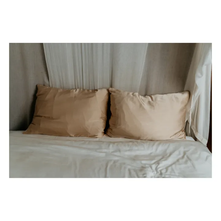 Taie d'oreiller en soie  | Rose- Image produit n°6