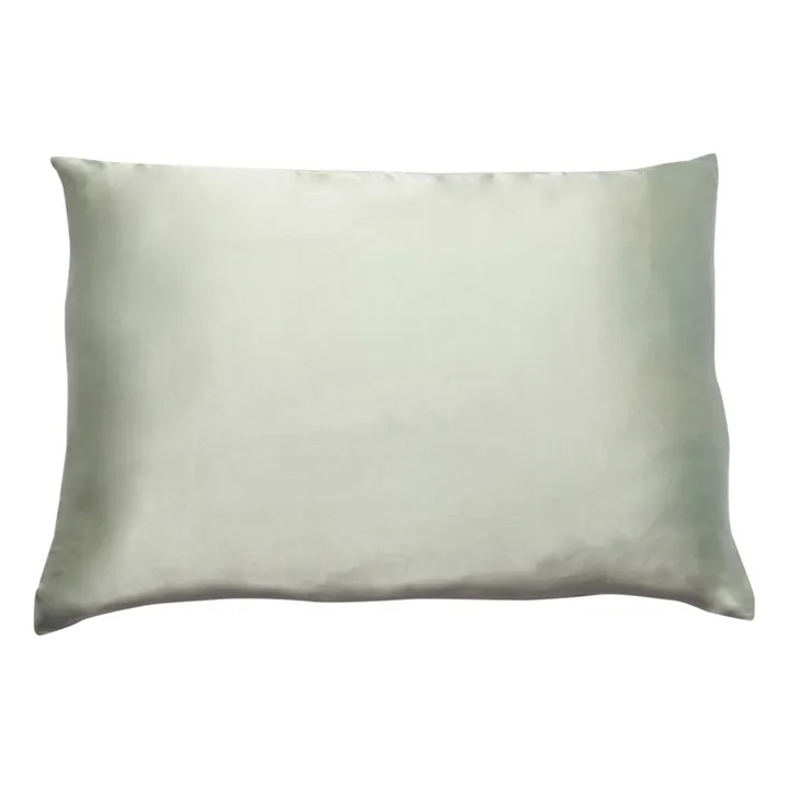 Funda de almohada de seda | Verde Celedón- Imagen del producto n°0