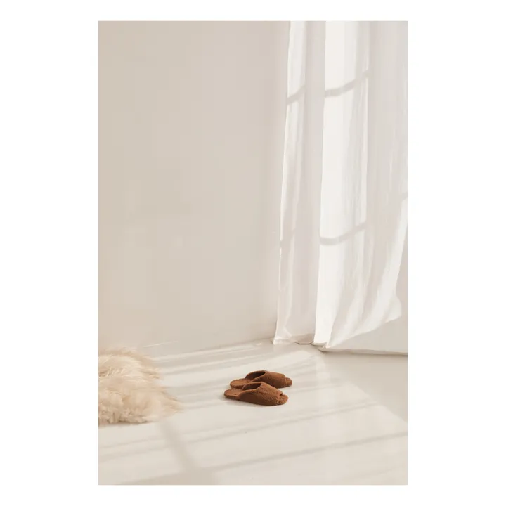 Pantofole Peau, in lana | Camel- Immagine del prodotto n°1