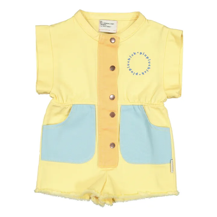 Pocket Playsuit | Yellow- Product image n°0