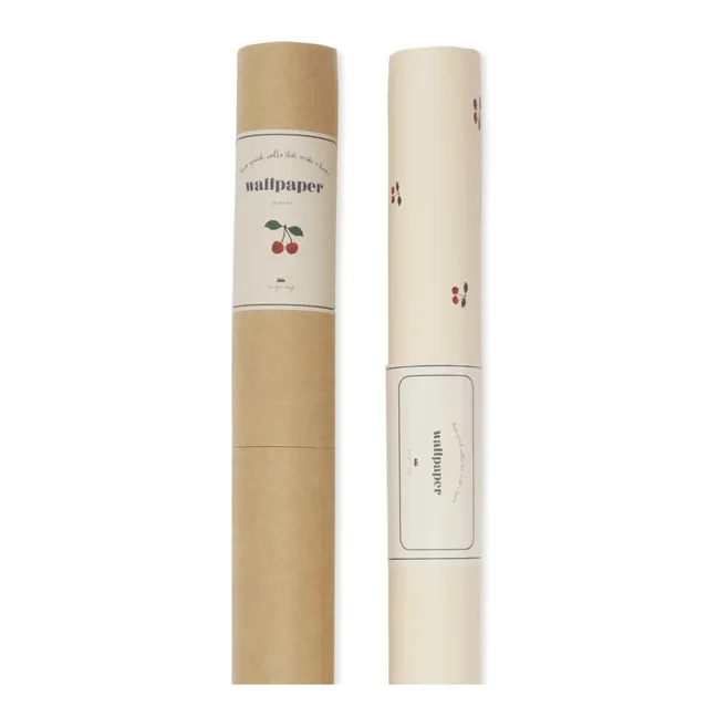 Carta da parati, modello: Ciliegie | Rosso ciliegia