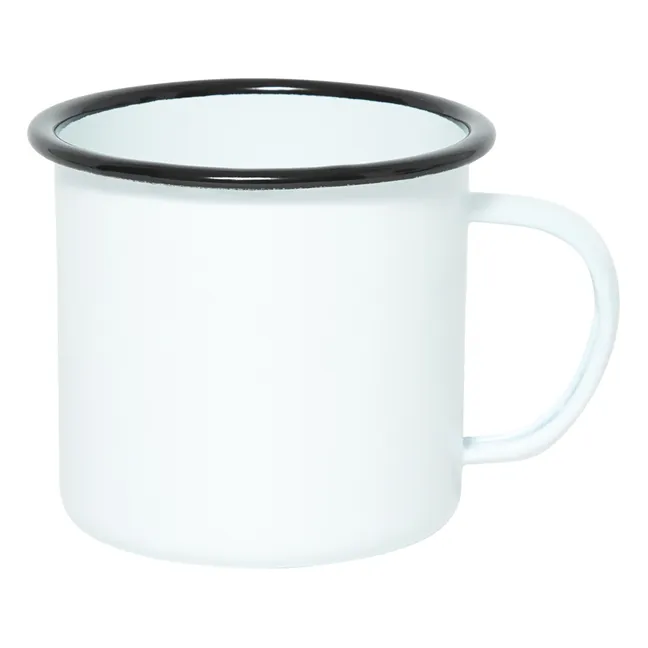 Tasse aus Emaille | Weiß