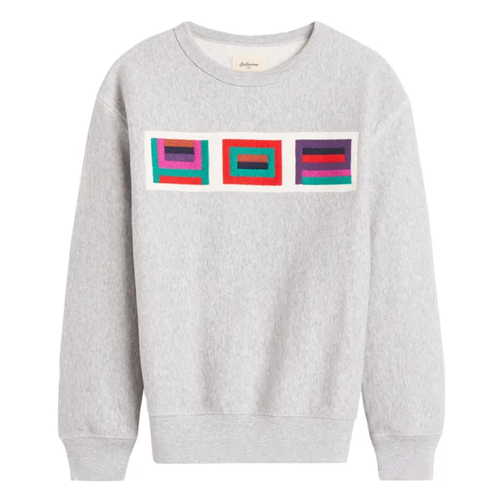 Sweatshirt Fago Uni | Grigio chiné chiaro- Produktbild Nr. 0
