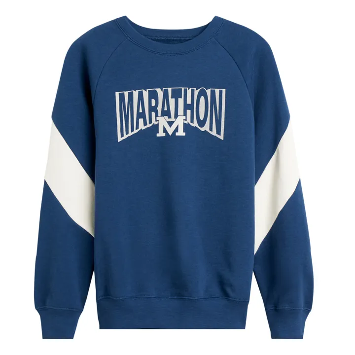 Sweatshirt College Vintage Firsty | Blau- Produktbild Nr. 0