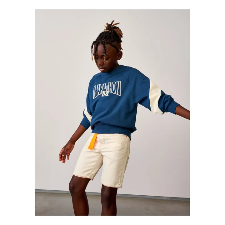 Sweatshirt College Vintage Firsty | Blau- Produktbild Nr. 2