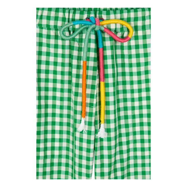 Pantaloni Carreaux | Verde
