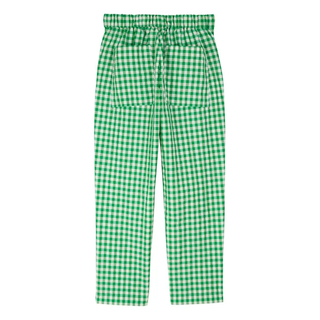 Pantaloni Carreaux | Verde