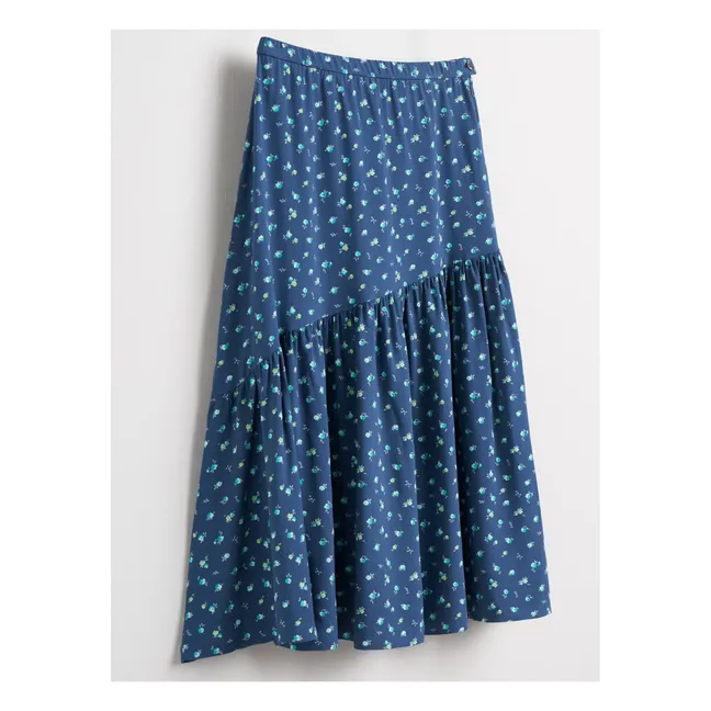 Falda larga Pure | Azul